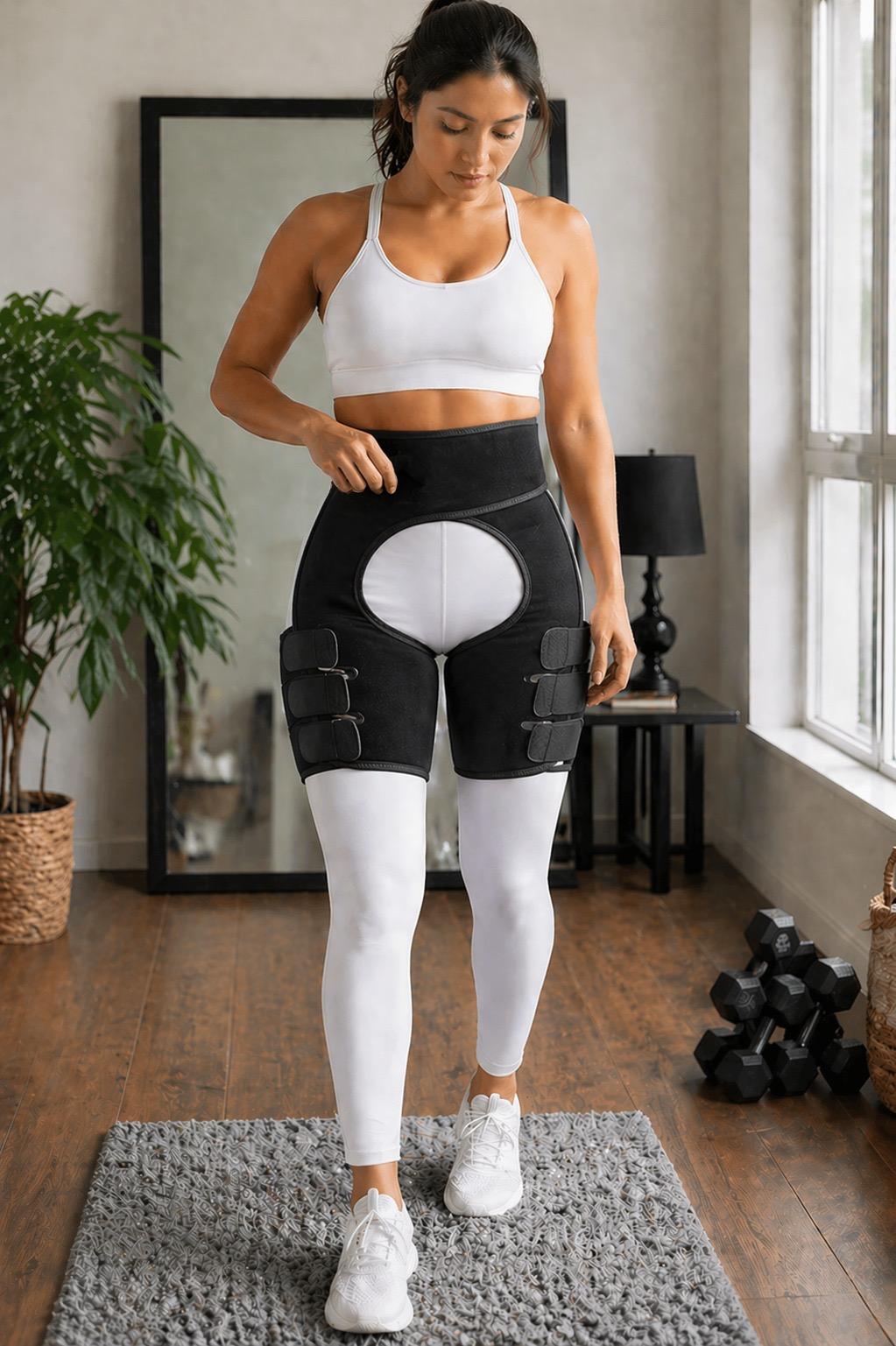 Adjustable Polyester Abdominal Binder with Thigh Straps, Regular Thickness, view 5