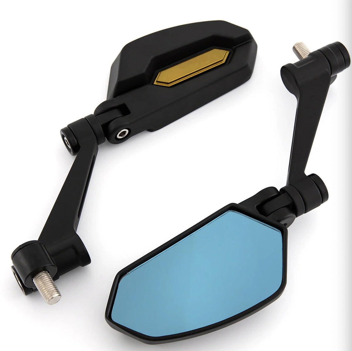 Adjustable Rearview Motorcycle Mirrors with Modern Design, view 11