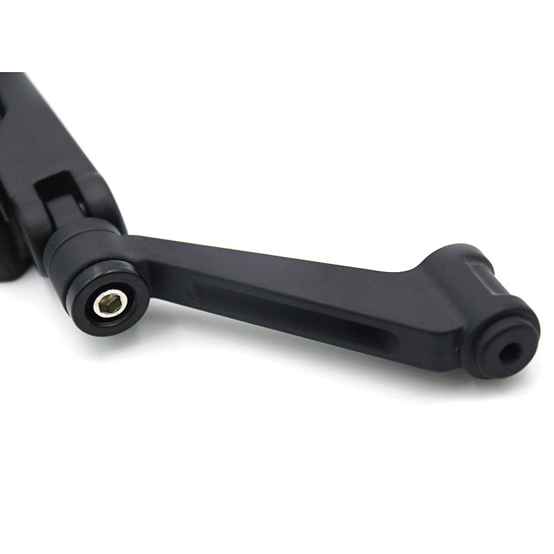 Adjustable Rearview Motorcycle Mirrors with Modern Design, view 4