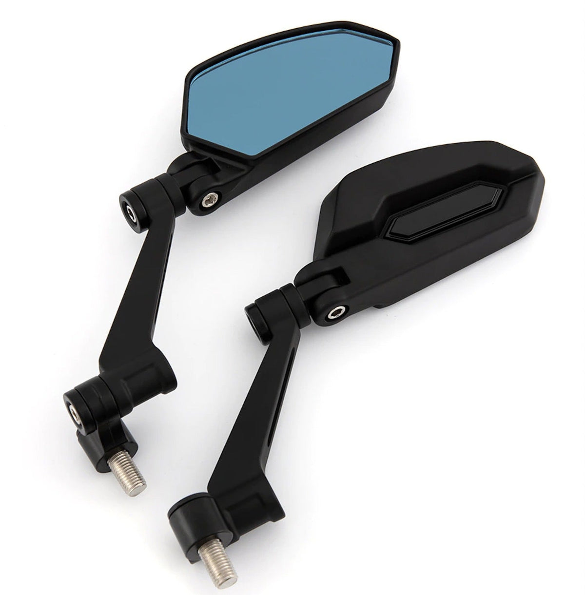 Adjustable Rearview Motorcycle Mirrors with Modern Design, view 9