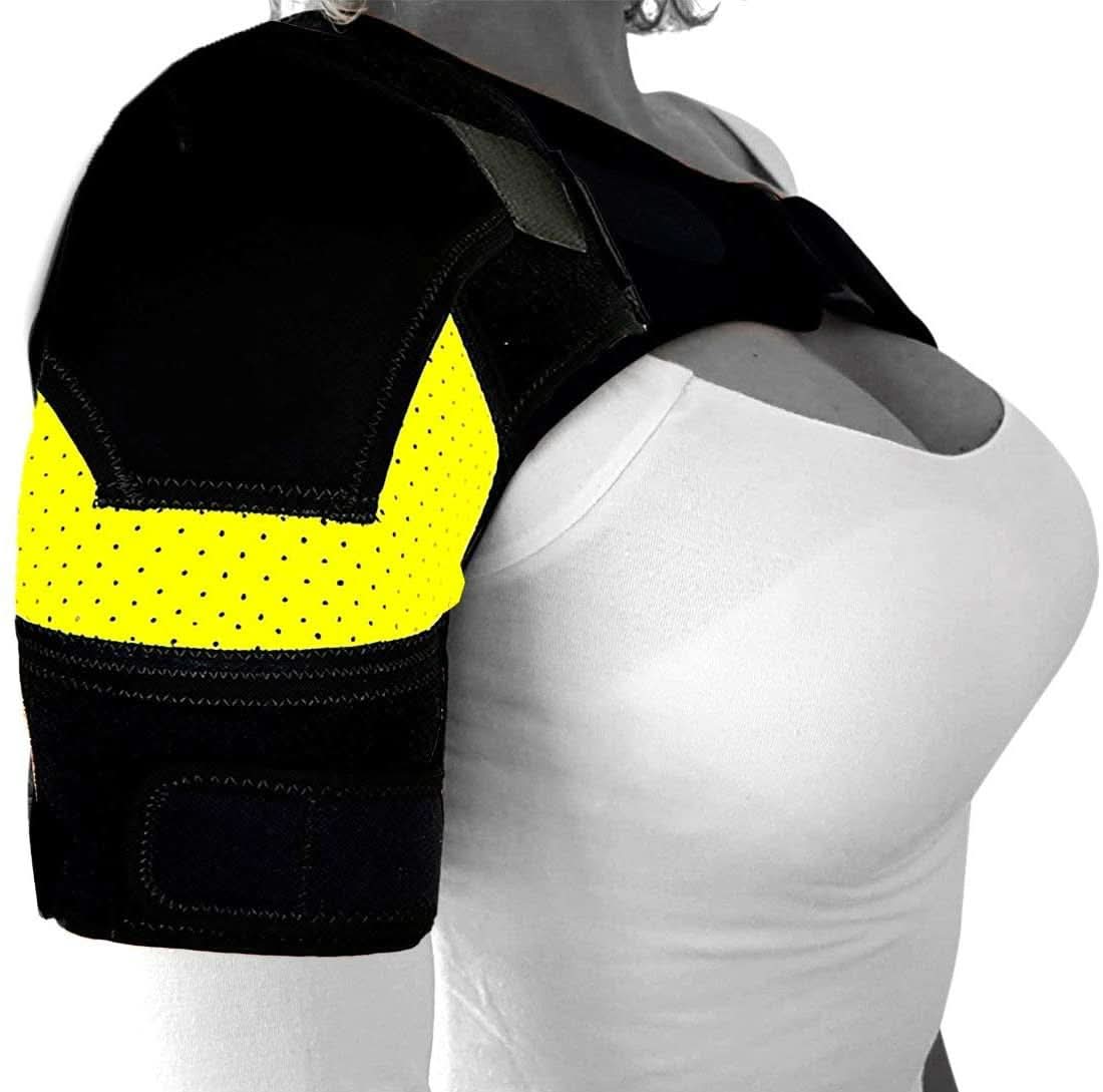 Adjustable Shoulder Support Brace with Compression Pad for Daily Use, view 3
