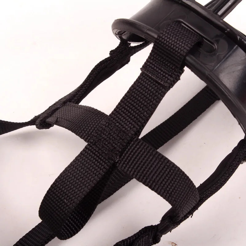 Adjustable Soft Plastic Dog Muzzle for Training and Everyday Use, view 5