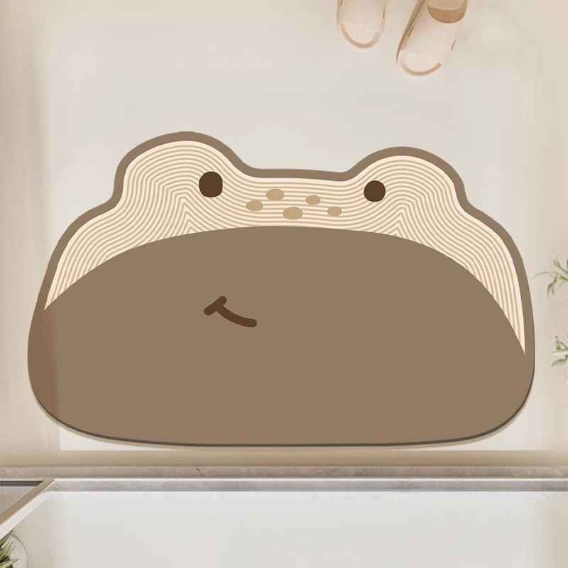 Adorable Frog-Shaped Bath Mat | High & Bury
