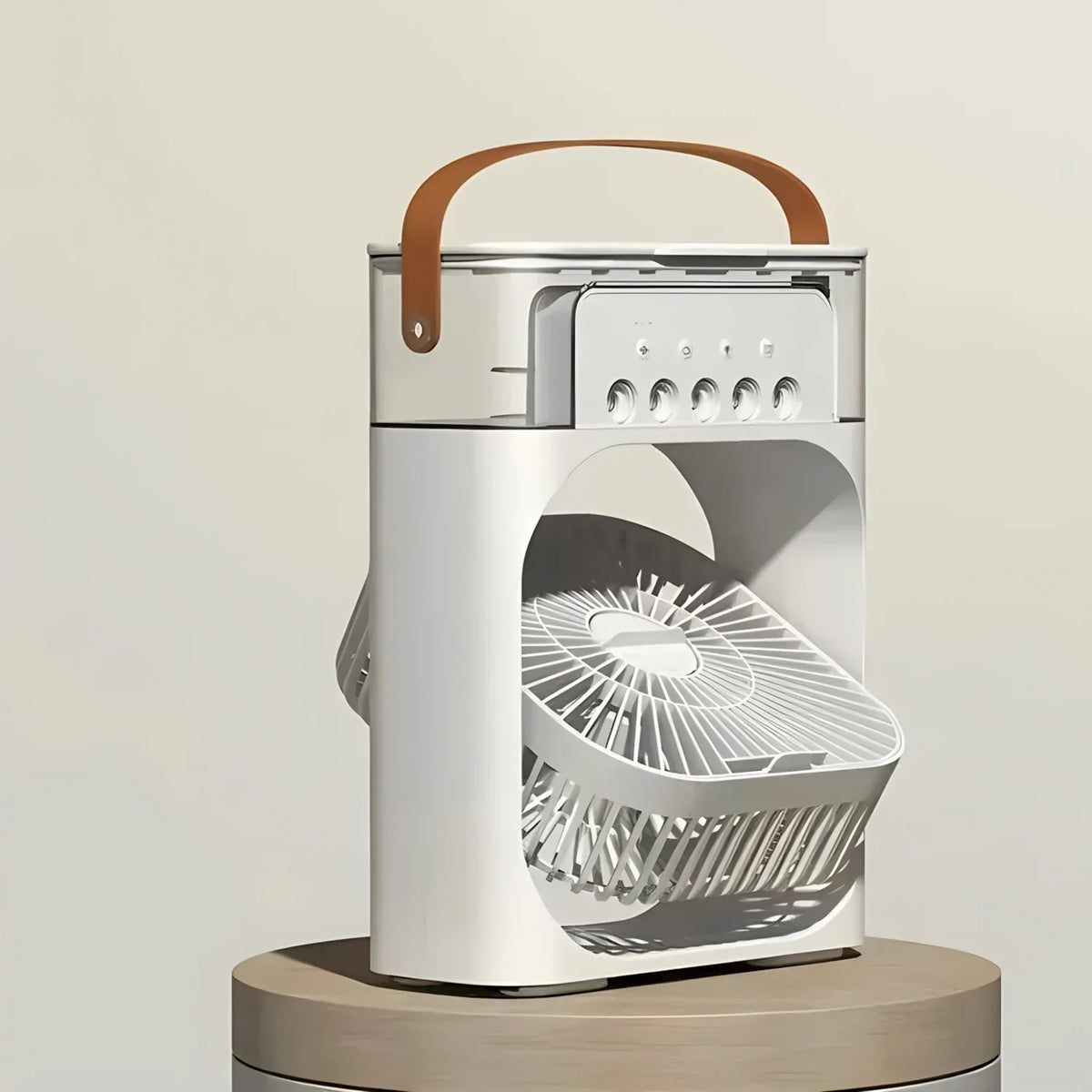 Air Cooler Fan with 7-Colour LED Night Light, 3 Wind Speeds and Mist Levels, view 2