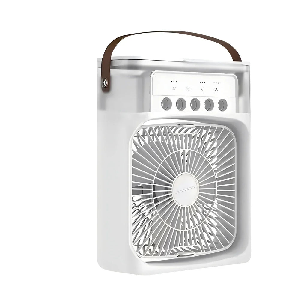 Air Cooler Fan with 7-Colour LED Night Light, 3 Wind Speeds and Mist Levels, view 7