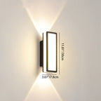 Aluminium and Acrylic LED Wall Sconce, Small 7W or Large 10W, view 2