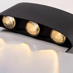 Aluminium and Acrylic LED Wall Sconce, Small 7W or Large 10W, view 5