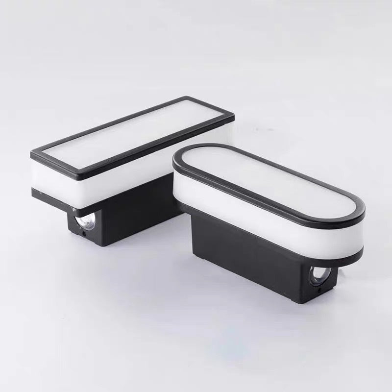 Aluminium and Acrylic LED Wall Sconce, Small 7W or Large 10W, view 6