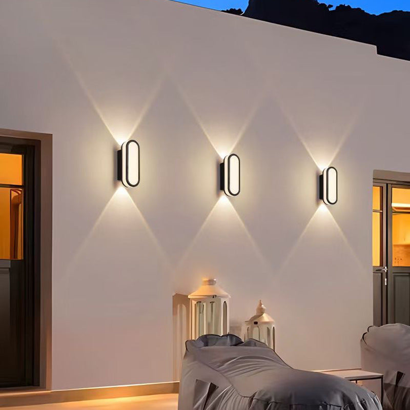 Aluminium and Acrylic LED Wall Sconce, Small 7W or Large 10W, view 8