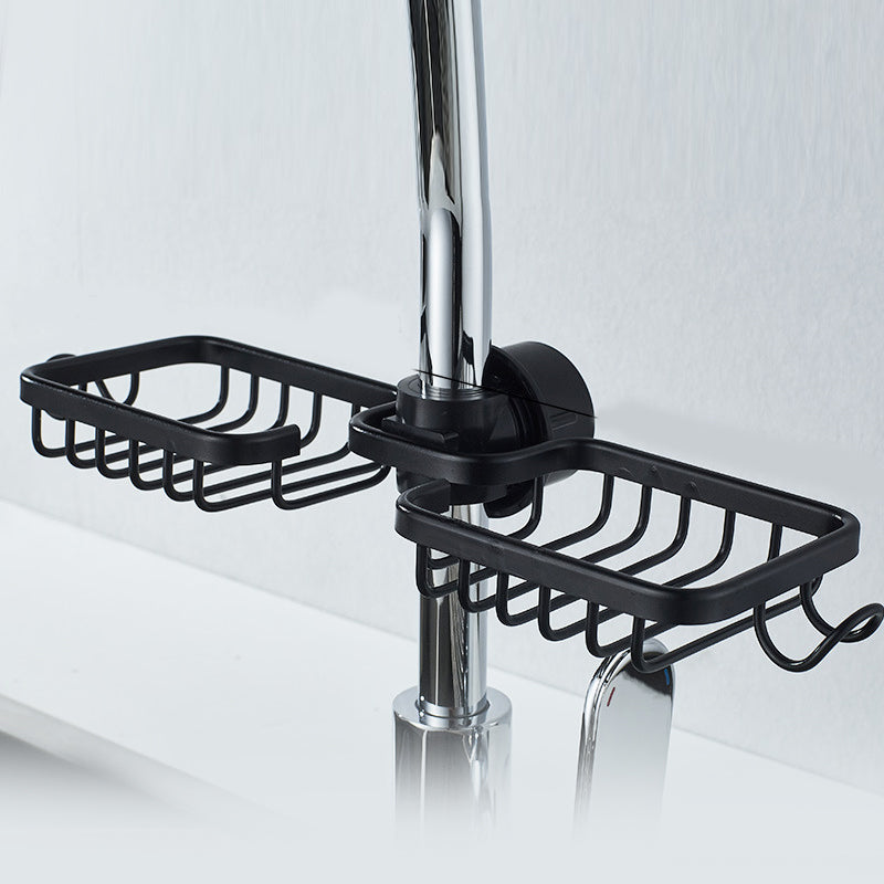 Aluminium Shower Soap and Shampoo Storage Holder with Hooks and Rods, 80g, view 17