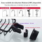 Aluminium Shower Soap and Shampoo Storage Holder with Hooks and Rods, 80g, view 8