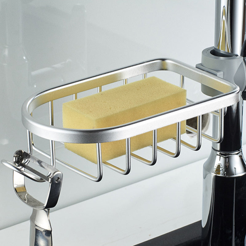 Aluminium Shower Soap and Shampoo Storage Holder with Hooks and Rods, 80g, view 9
