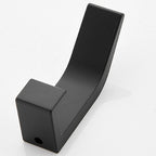 Aluminium Wall Hooks, Black and White, Decorative Coat Hooks, 7 × 2 × 3 cm, view 6