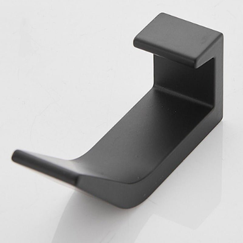Aluminium Wall Hooks, Black and White, Decorative Coat Hooks, 7 × 2 × 3 cm, view 7