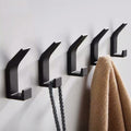 Aluminium Wall Hooks, Black and White, Decorative Coat Hooks, 7 × 2 × 3 cm
