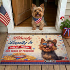 American Flag Themed Doormat | High & Bury