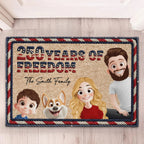 American Flag Themed Doormat | High & Bury