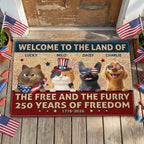 American Flag Themed Doormat | High & Bury