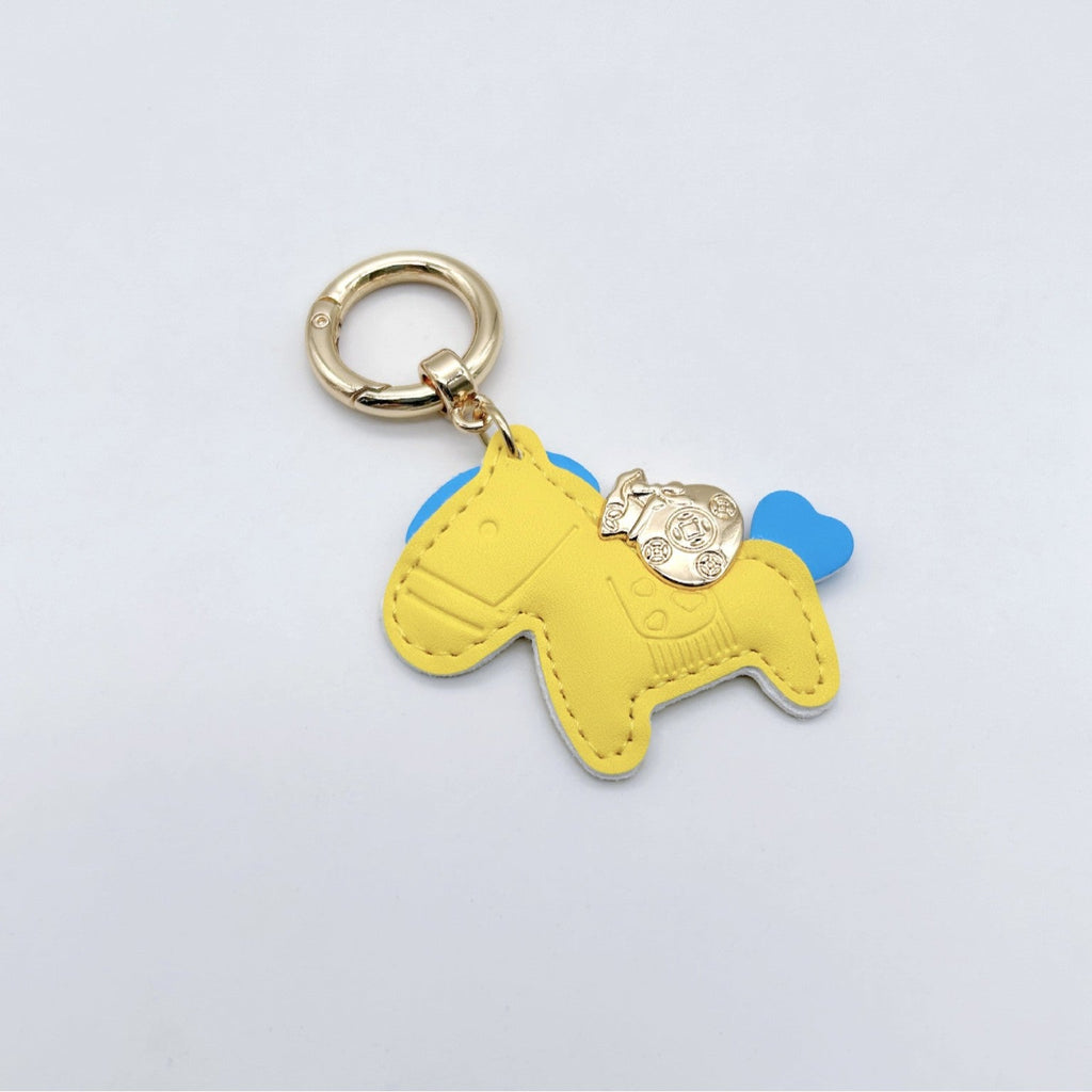 Animal-Shaped Leather Keychain | High & Bury