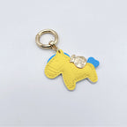 Animal-Shaped Leather Keychain | High & Bury