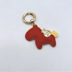 Animal-Shaped Leather Keychain | High & Bury