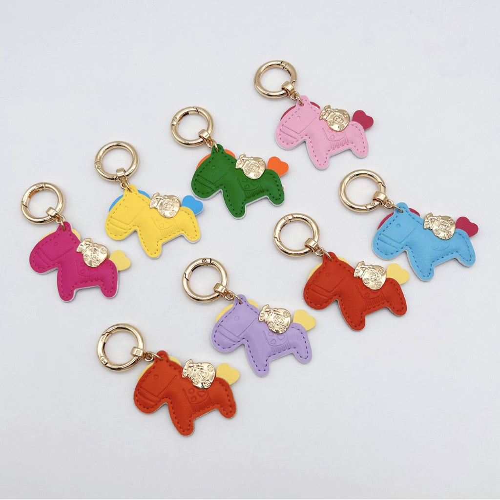 Animal-Shaped Leather Keychain | High & Bury