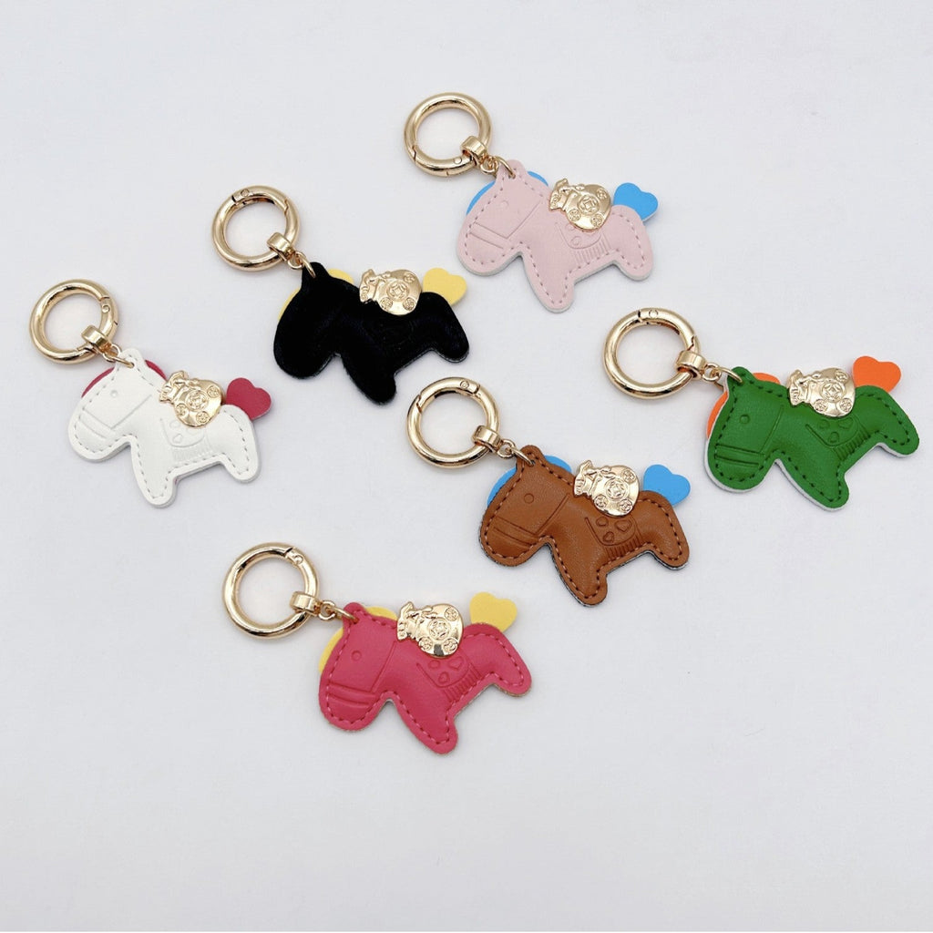 Animal-Shaped Leather Keychain | High & Bury