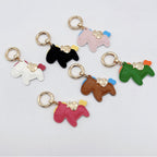 Animal-Shaped Leather Keychain | High & Bury