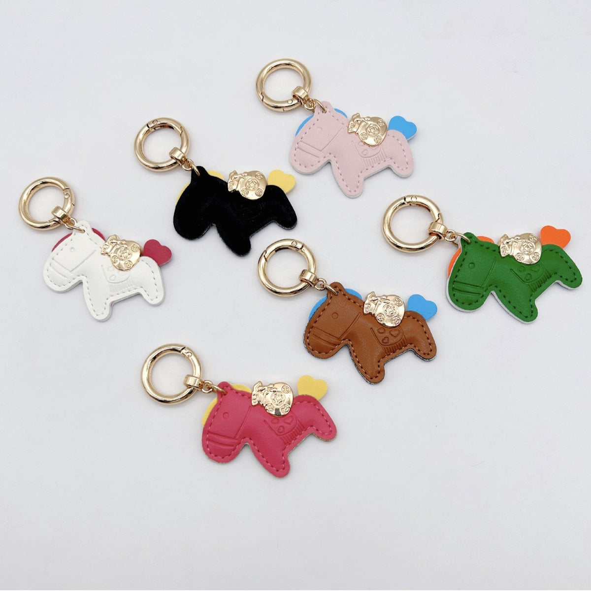 Animal-Shaped Leather Keychain | High & Bury