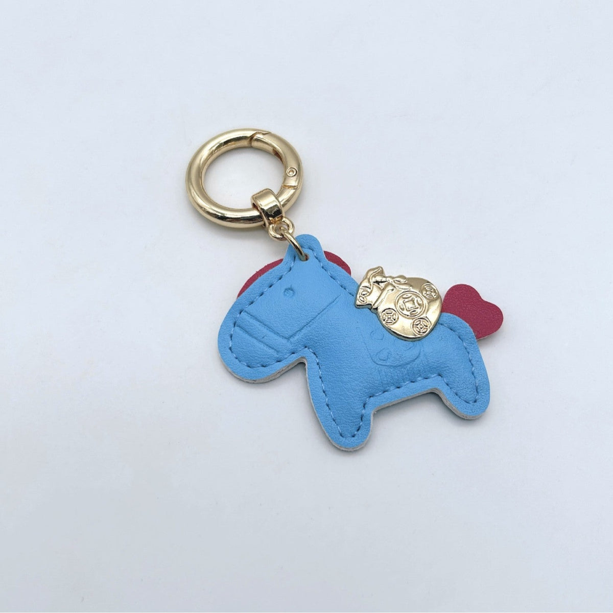 Animal-Shaped Leather Keychain | High & Bury