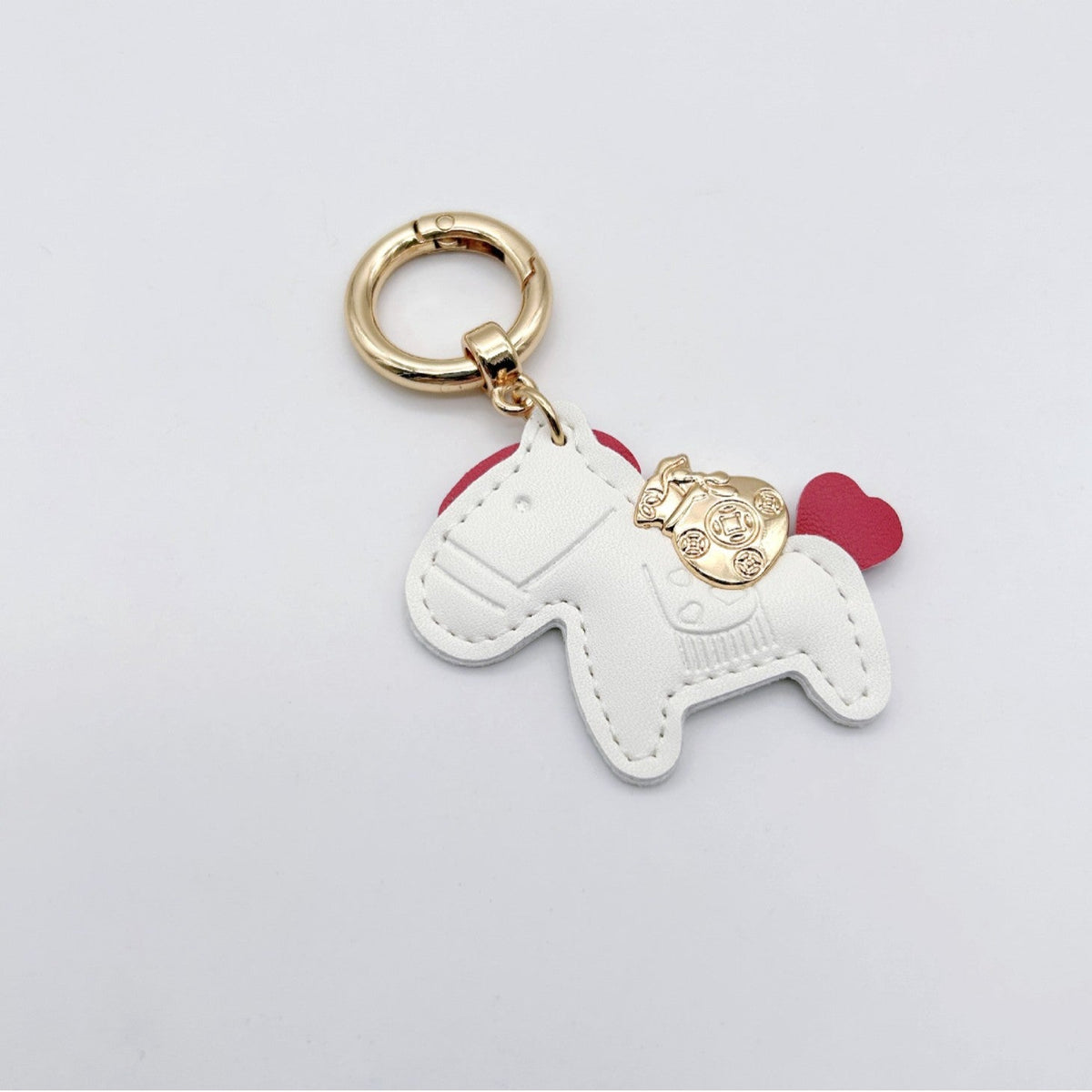 Animal-Shaped Leather Keychain | High & Bury