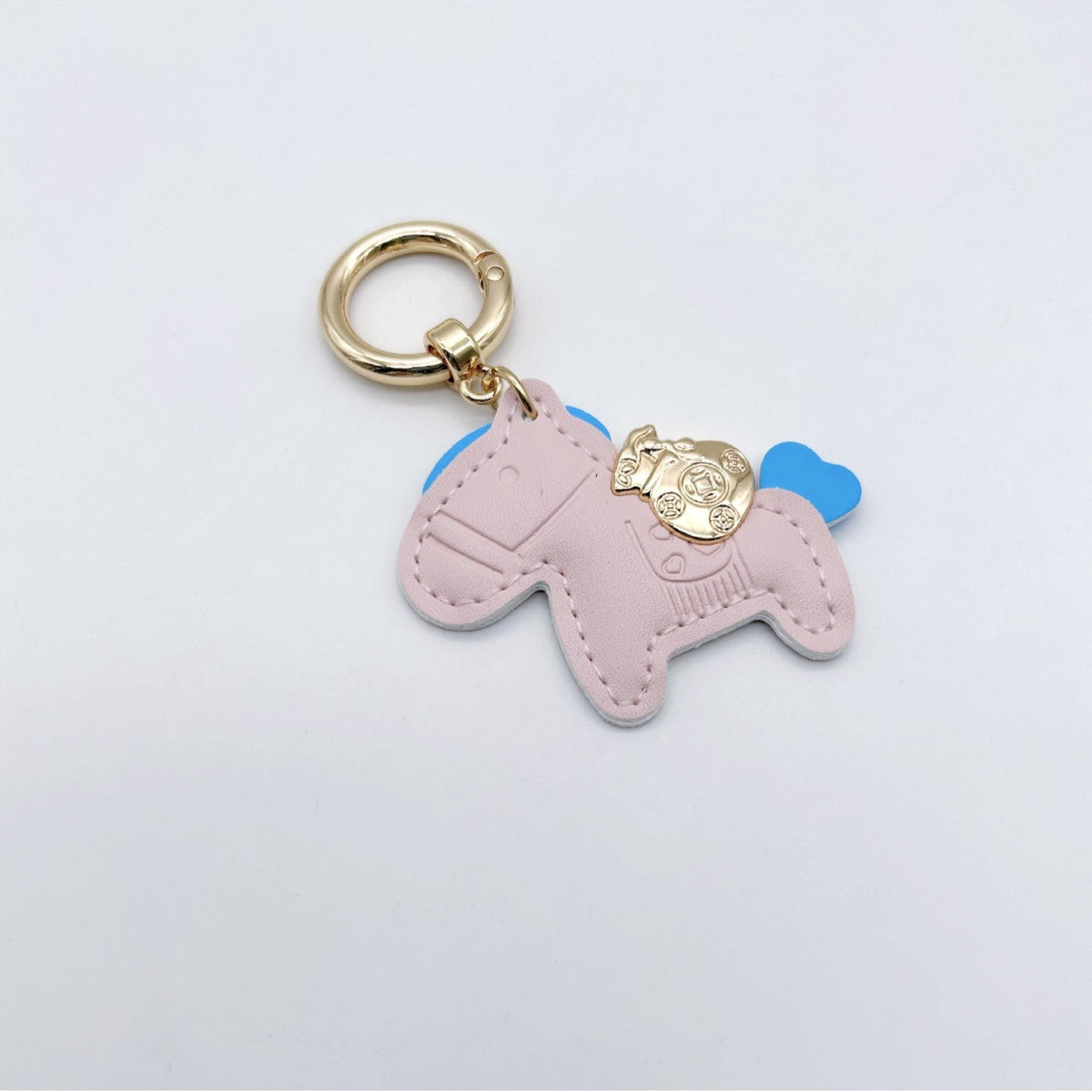 Animal-Shaped Leather Keychain | High & Bury