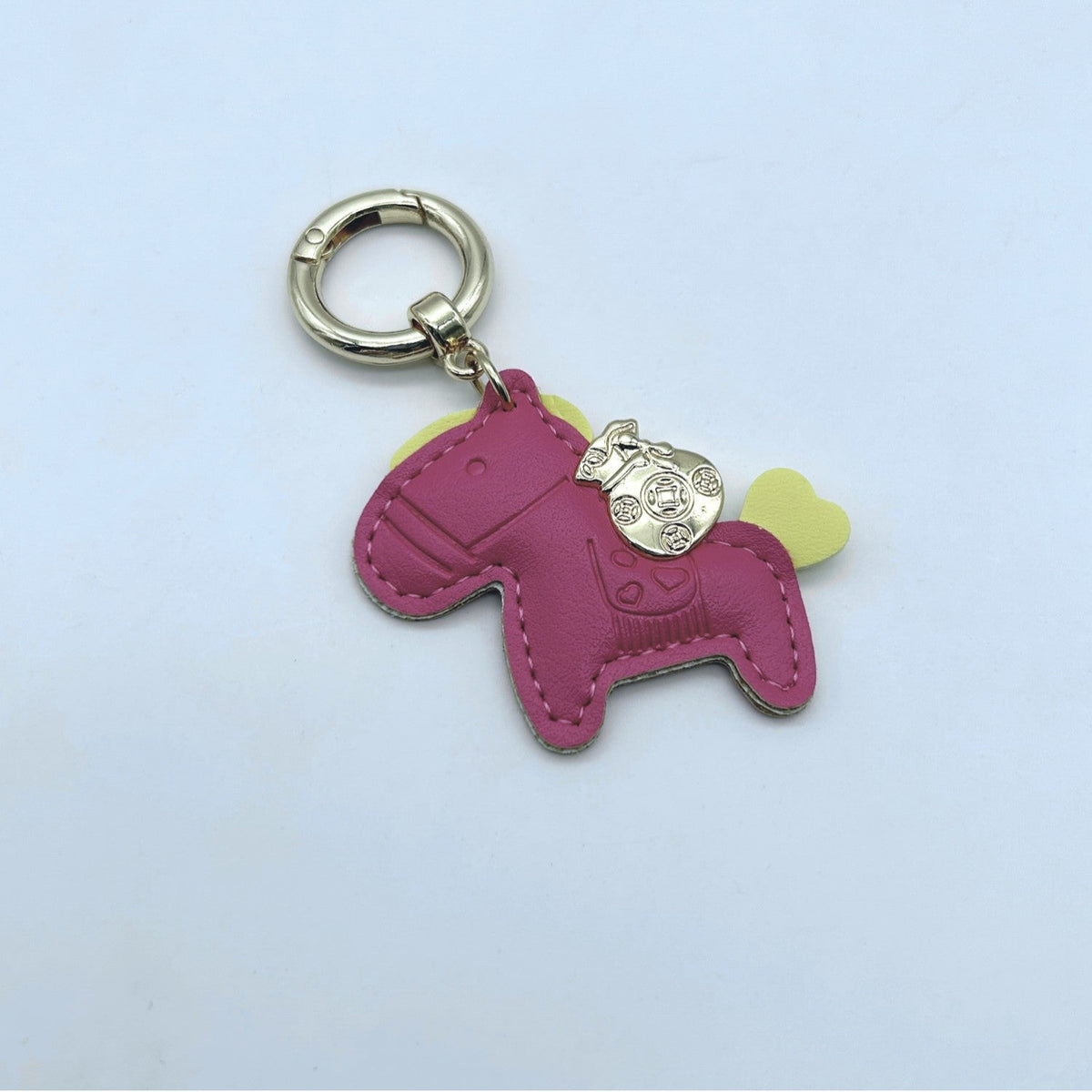 Animal-Shaped Leather Keychain | High & Bury