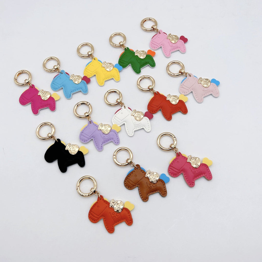 Animal-Shaped Leather Keychain | High & Bury