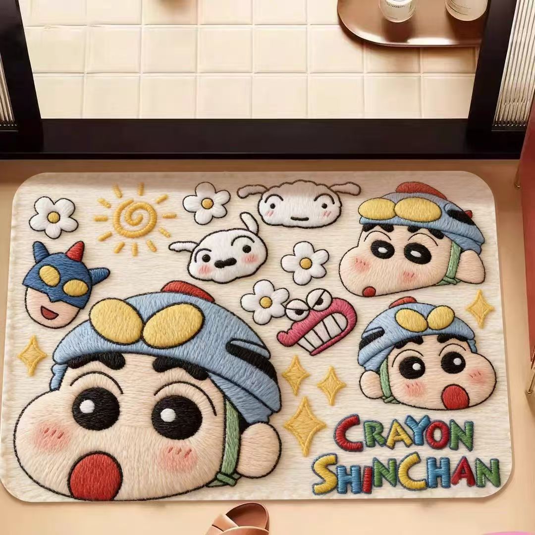 Animated Character Plush Bath Mat | High & Bury