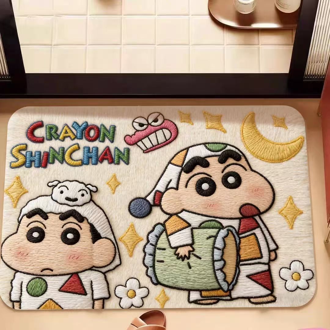 Animated Character Plush Bath Mat | High & Bury
