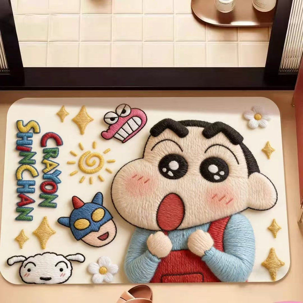 Animated Character Plush Bath Mat | High & Bury