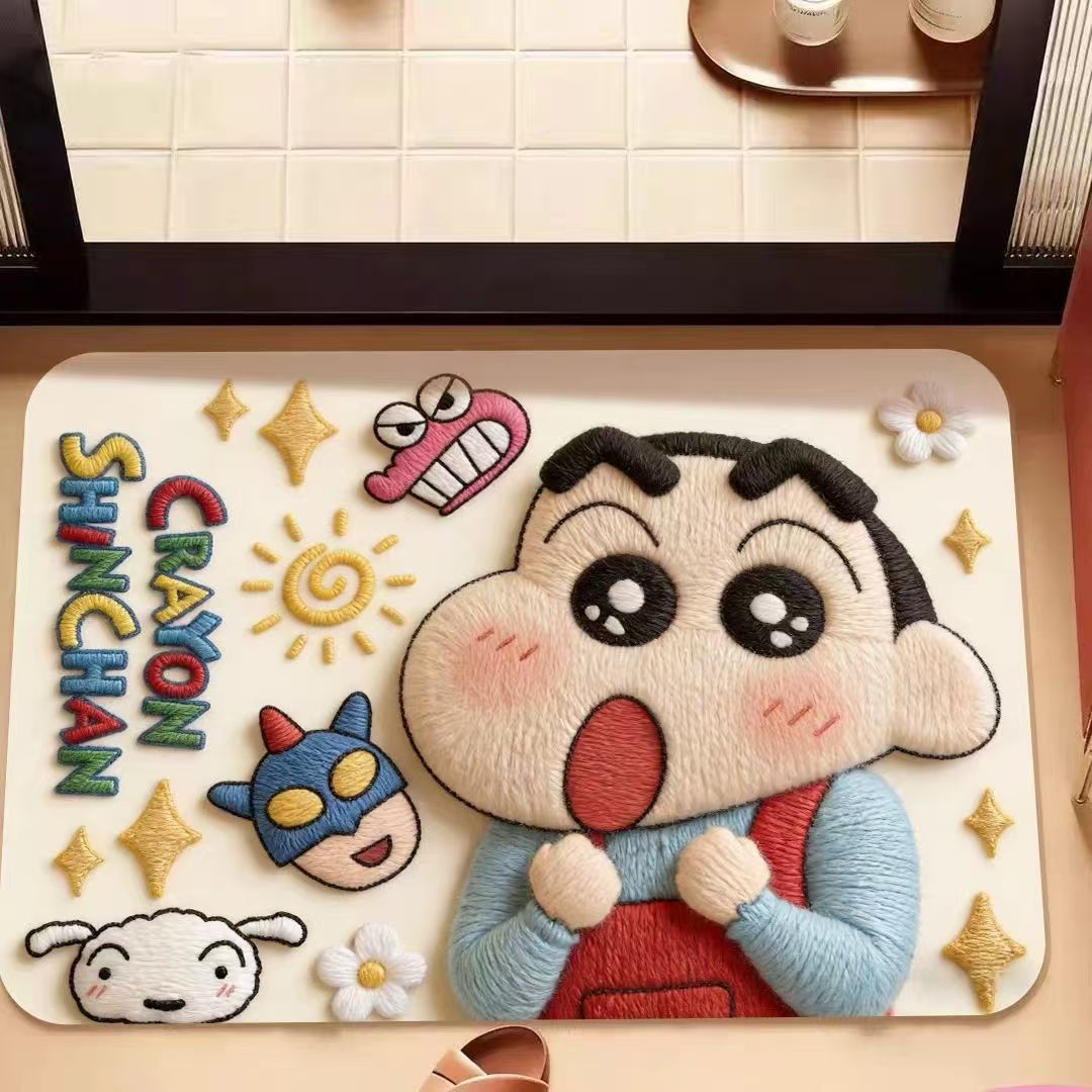 Animated Character Plush Bath Mat | High & Bury