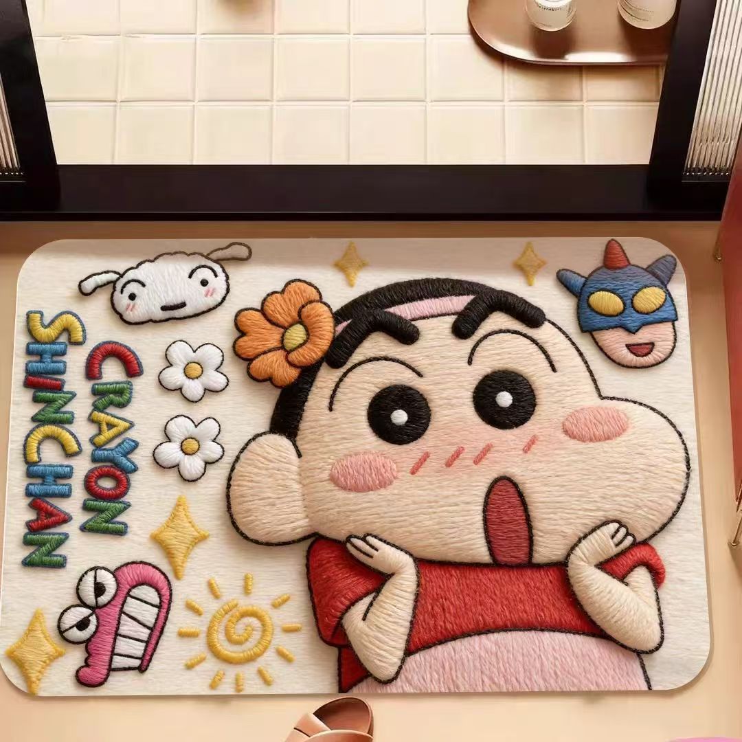 Animated Character Plush Bath Mat | High & Bury