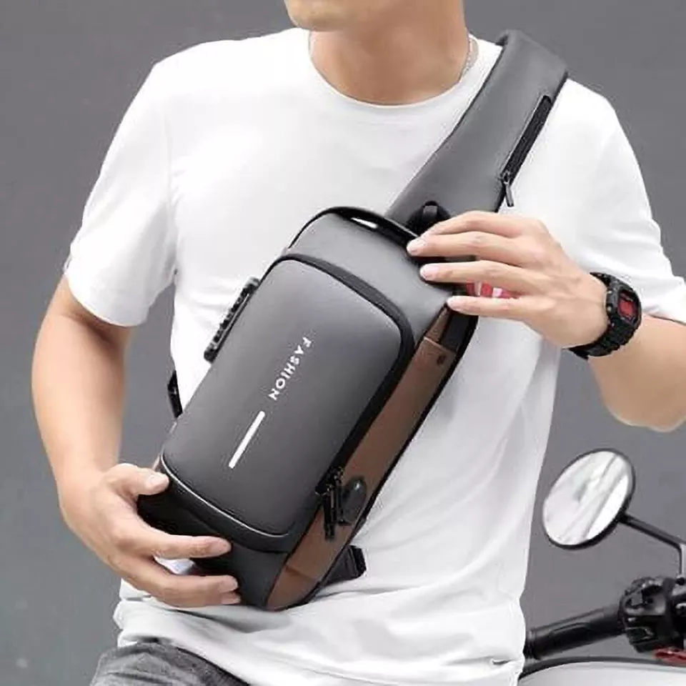 Anti-Theft Backpack with Padded Laptop Pocket and Water-Resistant Material, view 4
