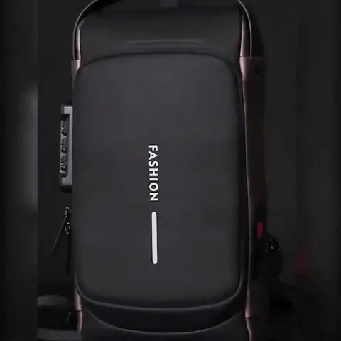 Anti-Theft Backpack with Padded Laptop Pocket and Water-Resistant Material, view 7