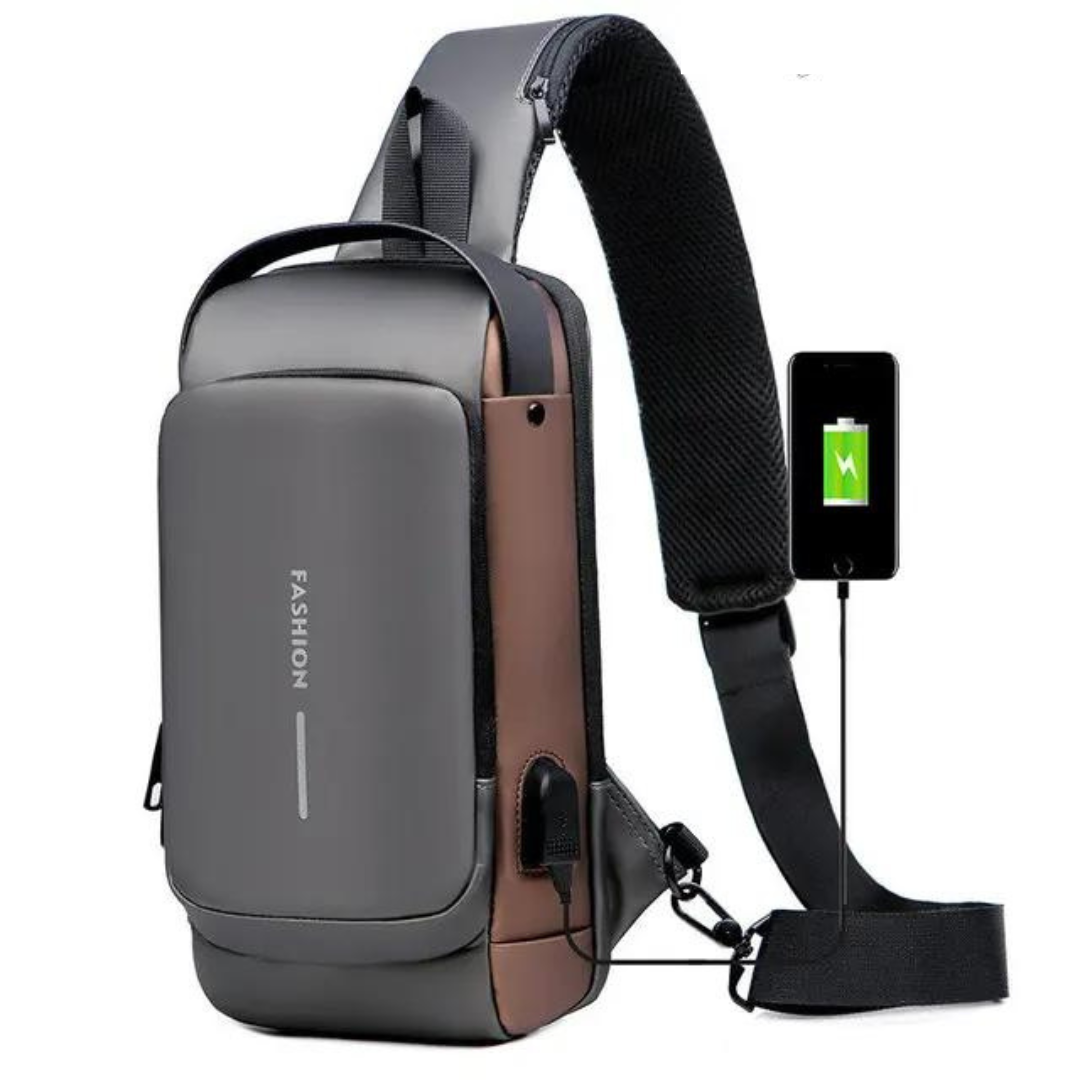 Anti-Theft Backpack with Padded Laptop Pocket and Water-Resistant Material, view 8