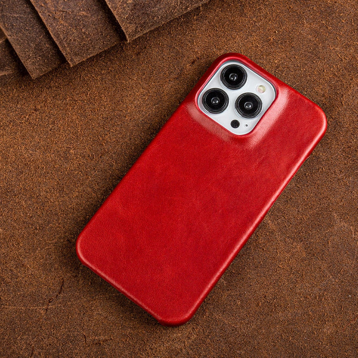 Apple iPhone 13–16 Genuine Leather Oil-Wax Case with MagSafe, view 11