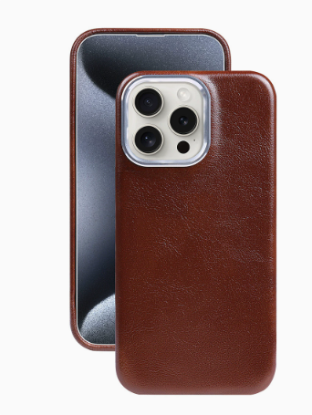 Apple iPhone 13–16 Genuine Leather Oil-Wax Case with MagSafe, view 17