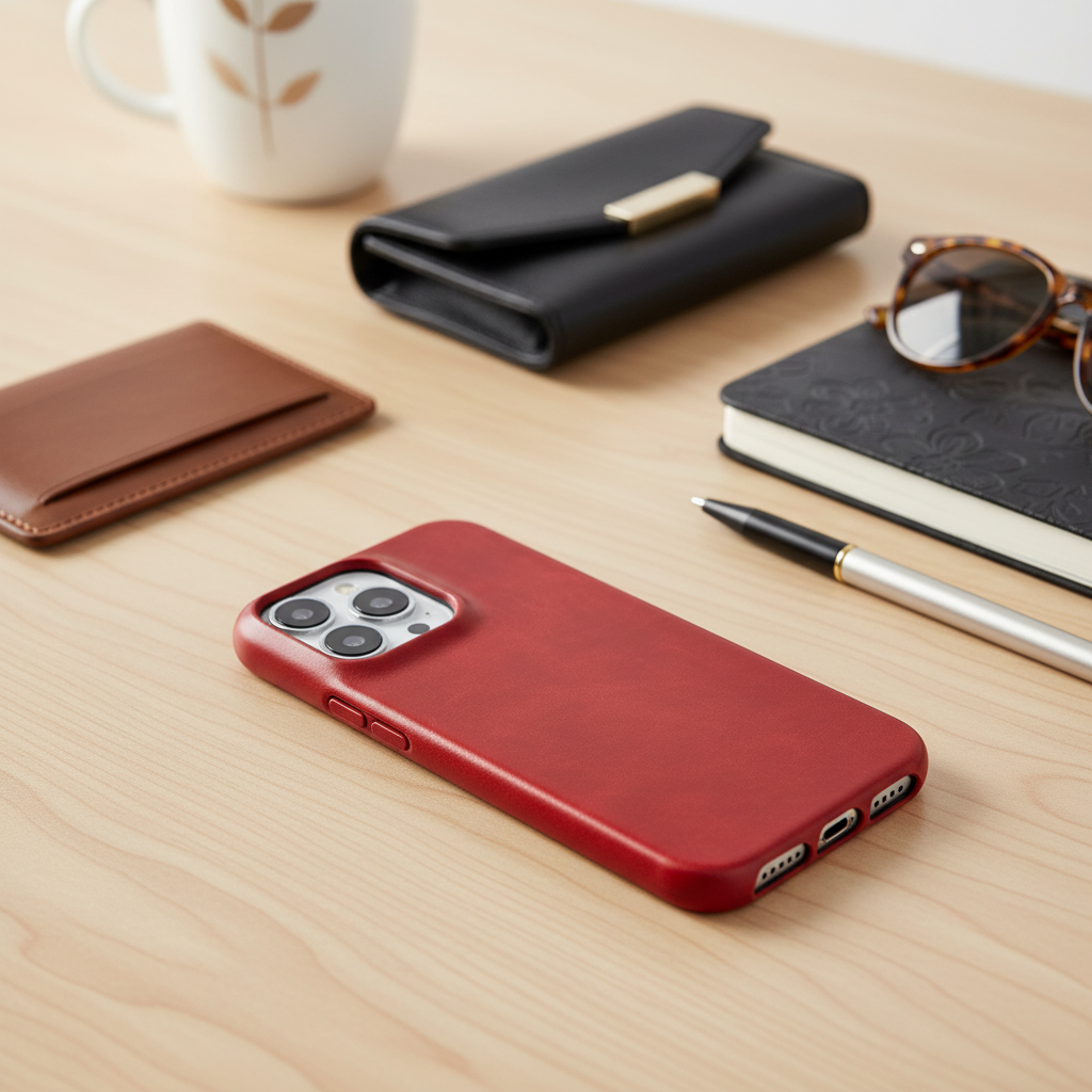 Apple iPhone 13–16 Genuine Leather Oil-Wax Case with MagSafe, view 2