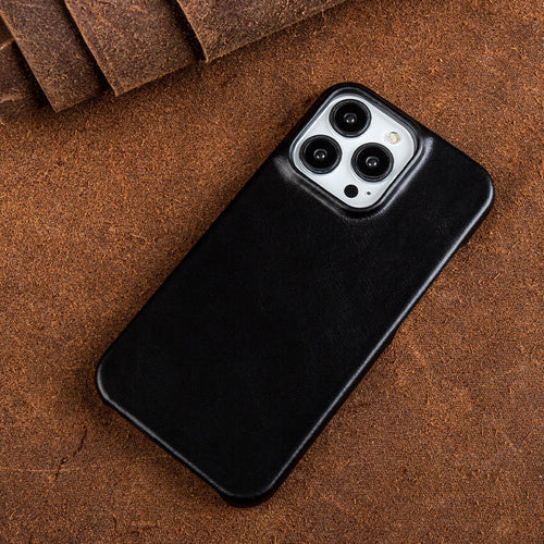 Apple iPhone 13–16 Genuine Leather Oil-Wax Case with MagSafe, view 6
