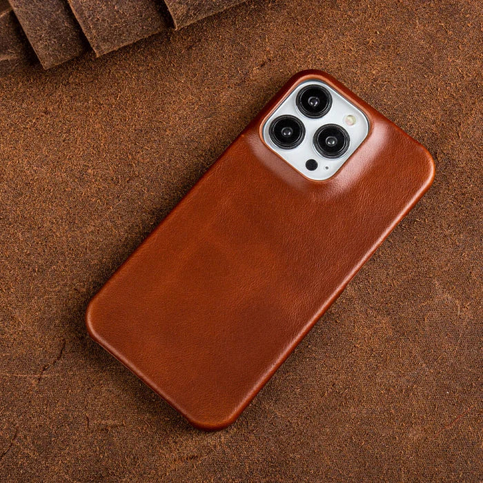 Apple iPhone 13–16 Genuine Leather Oil-Wax Case with MagSafe, view 7