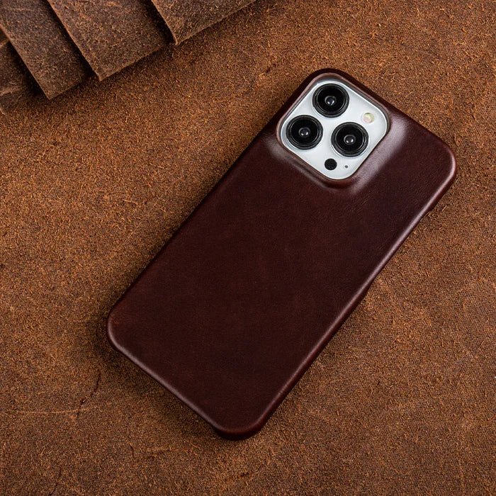 Apple iPhone 13–16 Genuine Leather Oil-Wax Case with MagSafe, view 8