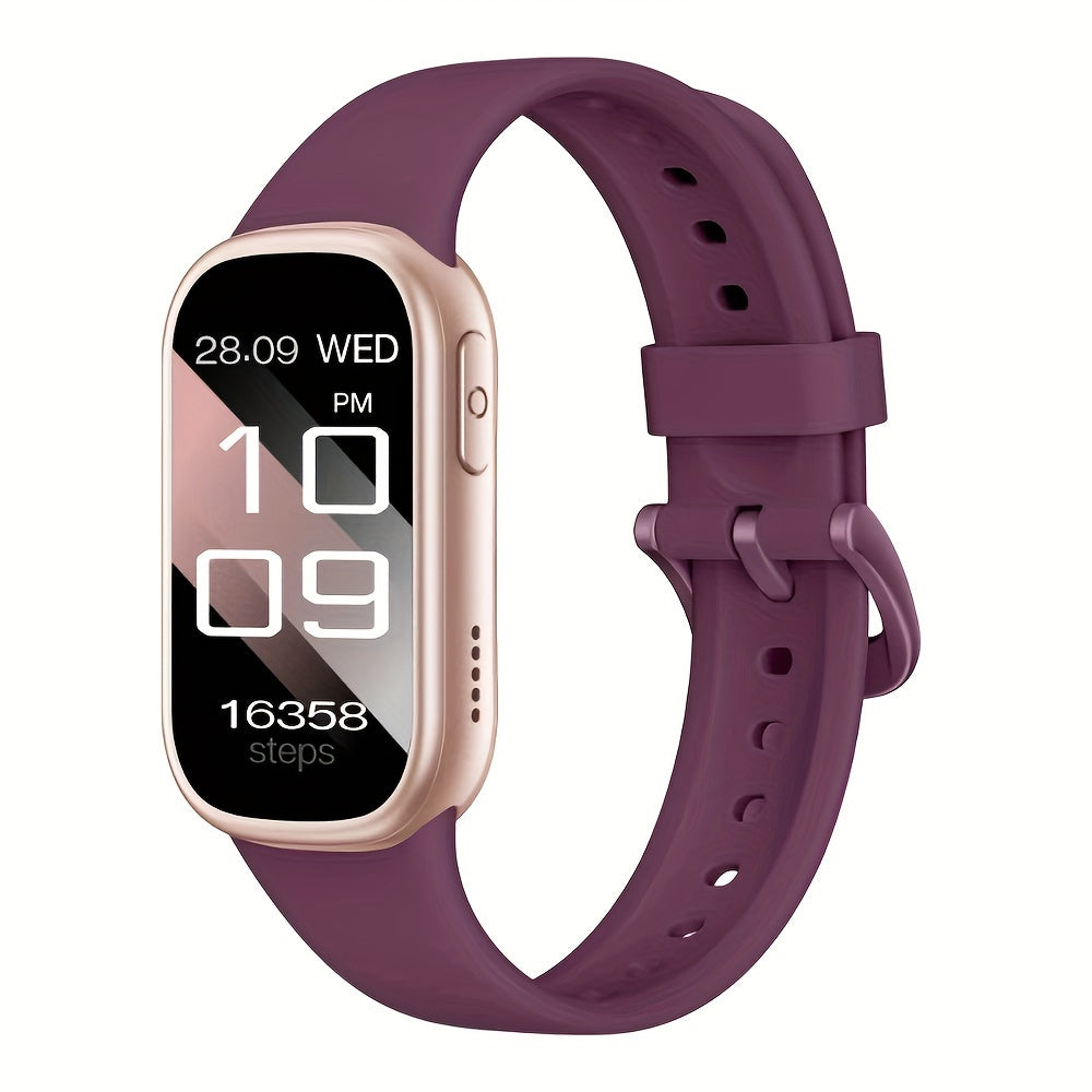 AquaFit Sports Smartwatch with Silicone Strap and LCD Display, view 4