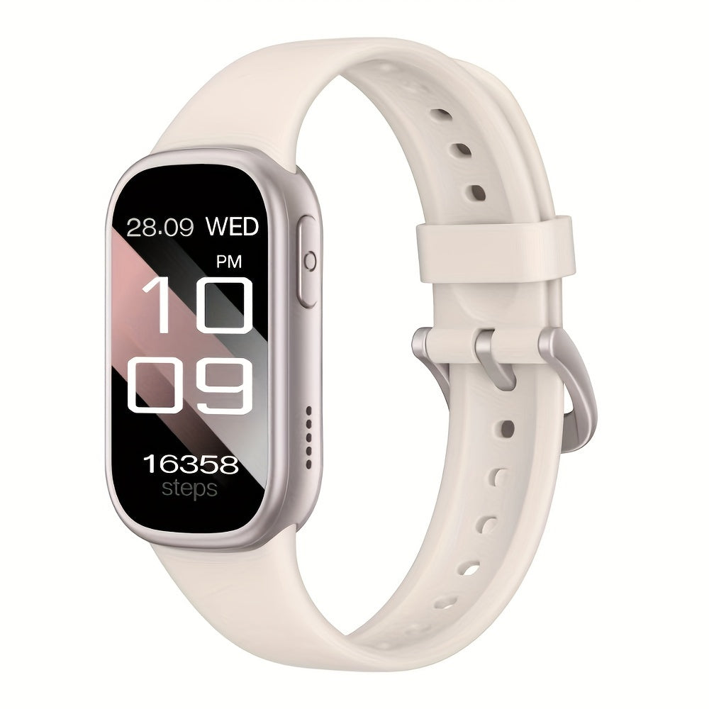 AquaFit Sports Smartwatch with Silicone Strap and LCD Display
